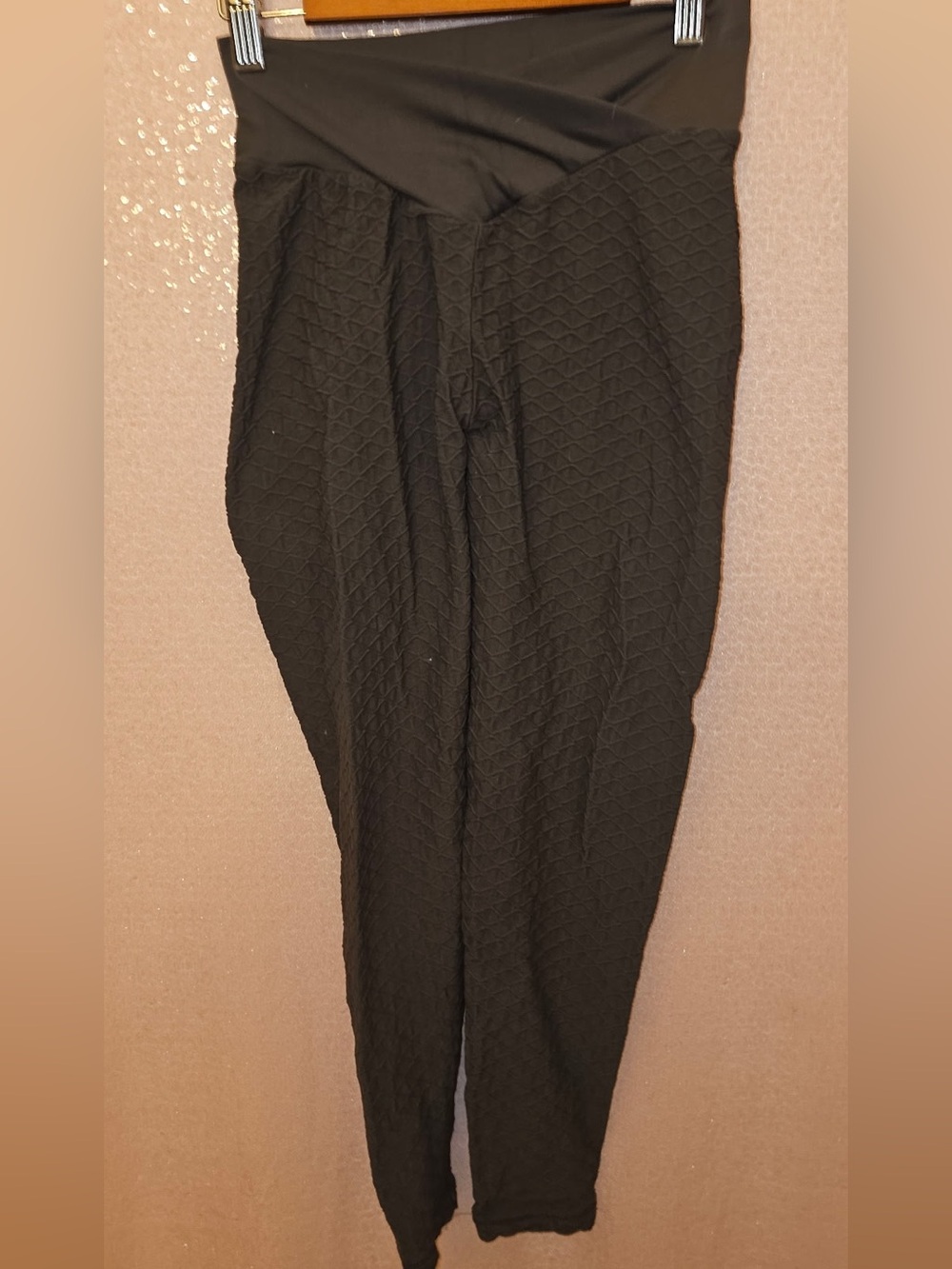 Ribbed scrunch leggings